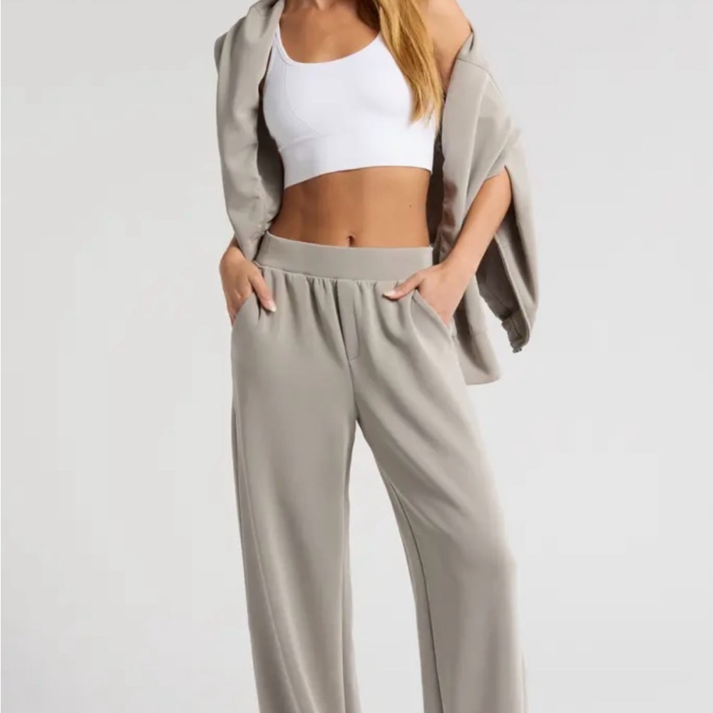 Ultra Soft Scuba High Waist Straight Leg Pants